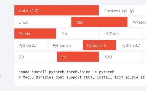 PyTorch  Mac 安装教程